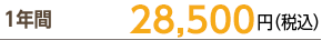 １年間26,500円（税込）